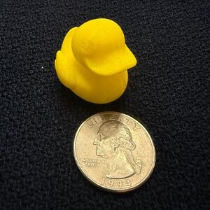 Duckling, tiny, 3-d printed NWOT
